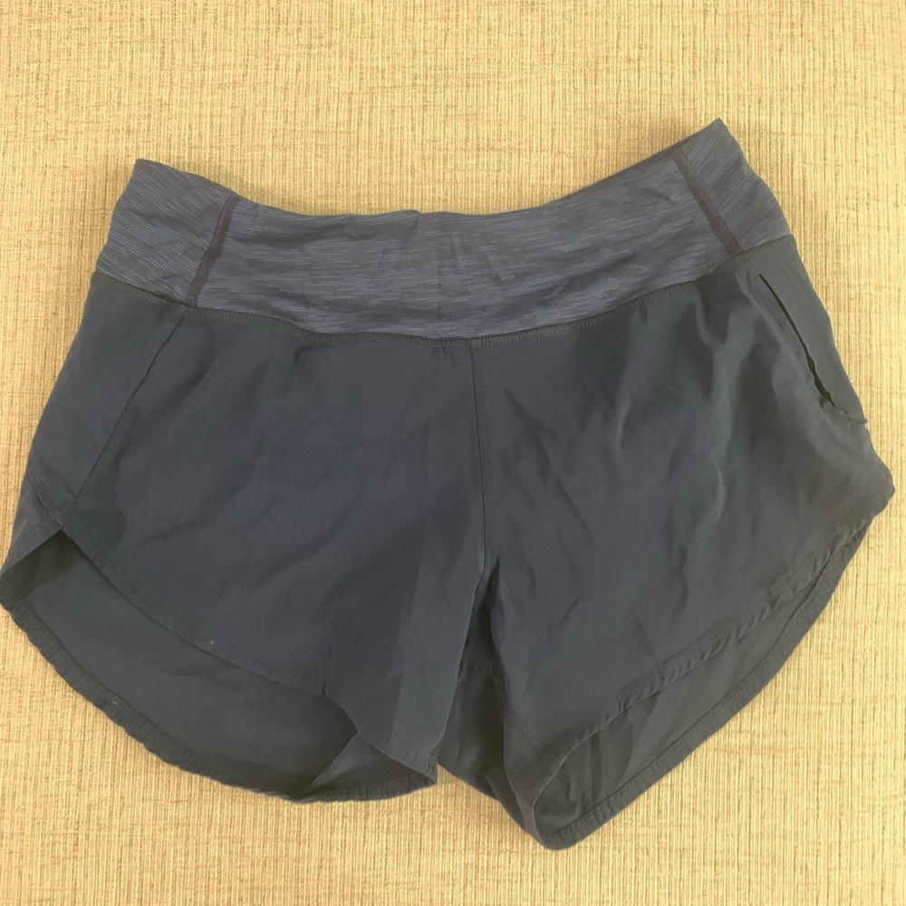 Outdoor Voices navy running shorts